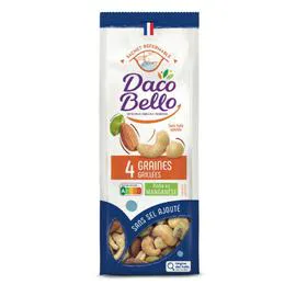 DACO BELLO Mélange de 4 graines grillées sans sel ajouté 175g