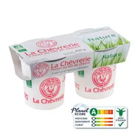 LA CHEVRERIE Yaourt Au Lait de Chèvre Bio 250g