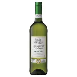 LES ORMES DE CAMBRAS Vin blanc Sauvignon Pays d'Oc 75cl