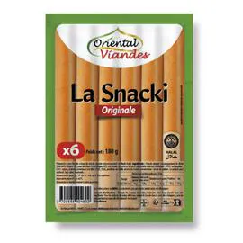 ORIENTAL VIANDES Saucisson la snacki original Halal 180g