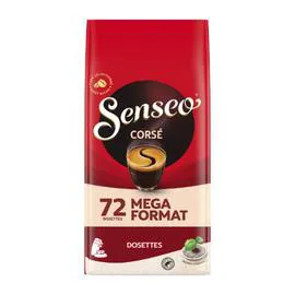 SENSEO Café dosettes corsé x72 500g