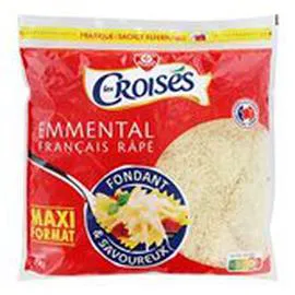 MARQUE REPÈRE, LES CROISÉS Fromage Emmental Râpé 1kg