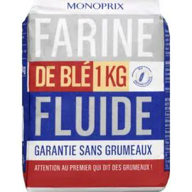 MONOPRIX MAISON Farine De Blé Fluide Type 45 1kg