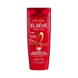 L'ORÉAL PARIS, ELSÈVE Shampoing Soin Protection Couleur Cheveux Colorés Color-Vive 300ml