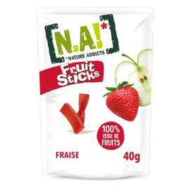 N.A!, NATURE ADDICTS Confiserie fruit fraise 40g