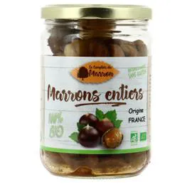 COMPTOIR DU MARRON Marrons Entiers de France Bio 320g