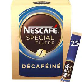 NESCAFÉ Special Filtre Café soluble décaféiné riche & subtil 25x2g