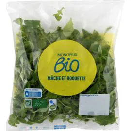 MONOPRIX BIO Mâche et roquette 100g