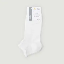 MONOPRIX FEMME Monoprix Femme Mini Socquettes Effet Chevron Blanches T36/41 x2