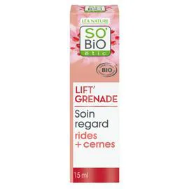 LÉA NATURE, SO'BIO ÉTIC Soin Regard Anti-Rides + Cernes Lift' Grenade Bio 15ml