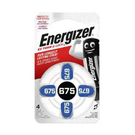 ENERGIZER Pile pour prothèses auditives EZ Turn & Lock Format 675 x4