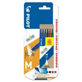 PILOT Recharge bleu pour roller effaçable pointe moyenne x6 x6