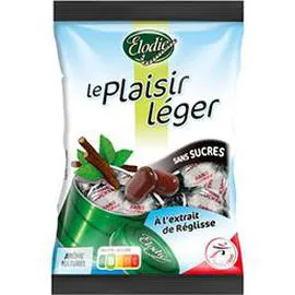 ÉLODIE Bonbons Le Plaisir léger réglisse sans sucres 150g