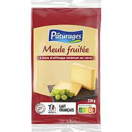 PÂTURAGES Fromage meule fruitée 220g