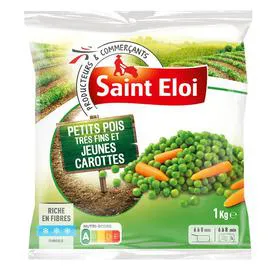 SAINT ELOI Petits pois très fins et jeunes carottes 1kg
