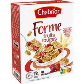 CHABRIOR Céréales Forme fruits rouges 300g