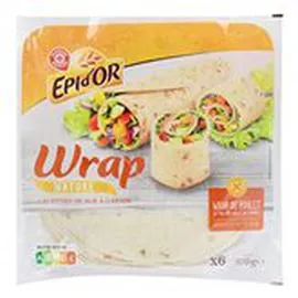 MARQUE REPÈRE, ÉPI D'OR Pains wrap x6 383g