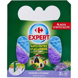 CARREFOUR EXPERT Anti-Mites & acariens parfum lavande x2