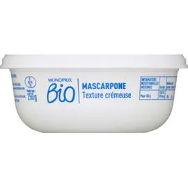 MONOPRIX BIO Mascarpone bio 250g