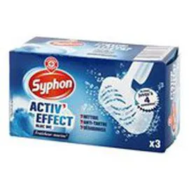 MARQUE REPÈRE, SYPHON Blocs WC Activ' effect Fraîcheur marine x3 x3