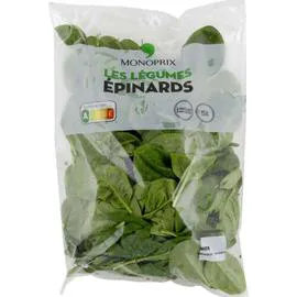 MONOPRIX Les Légumes épinards 300g