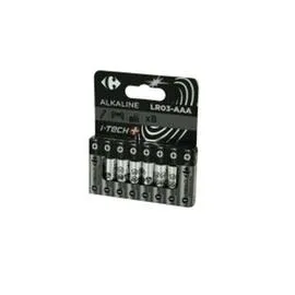 CARREFOUR Lot de 8 Piles Lr03/Aaa I-Tech+ l'unité