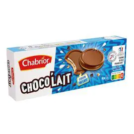 CHABRIOR Biscuits Choco coeur de lait 125g