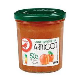 AUCHAN Confiture extra d'abricots 360g
