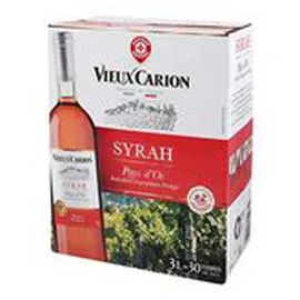 MARQUE REPÈRE, VIEUX CARION Vin rosé Pays d'Oc Syrah IGP 3l
