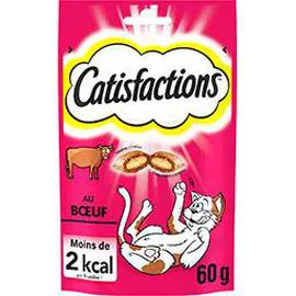 CATISFACTIONS Friandises au boeuf pour chat 60g