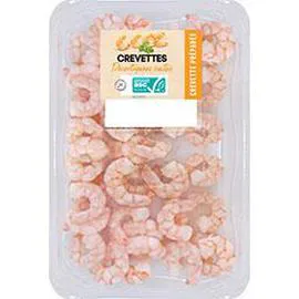 PRODUCTEURS & COMMERÇANTS Crevettes décortiquées cuites 160g