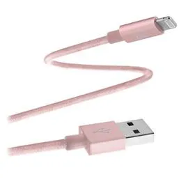T'NB Câble Usb-Lightning 2M Rose l'unité