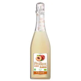 LISTEL Vin pétillant sans alcool bio aromatisé peche 75cl