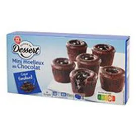 MARQUE REPÈRE, AUTOUR DU DESSERT Mini moelleux au chocolat 8x24g