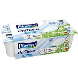 Yaourt Onctueux nature (8x125g)