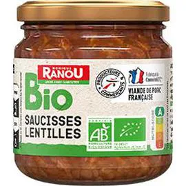 MONIQUE RANOU BIO Saucisse lentilles BIO 340g