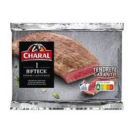 CHARAL Bifteck extra tendre, Viande Bovine Française 140g
