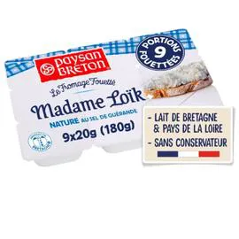 PAYSAN BRETON, MADAME LOÏK Fromage Fouetté Nature au Sel de Guérande 20g