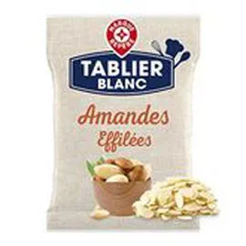 MARQUE REPÈRE, TABLIER BLANC Amandes effilées 125g