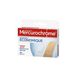 MERCUROCHROME Pansement économique x20