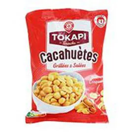 MARQUE REPÈRE, TOKAPI Cacahuètes grillées Salées 500g