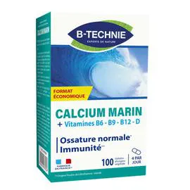 B-TECHNIE Biotechnie Calcium Marin 100 gélules 62g