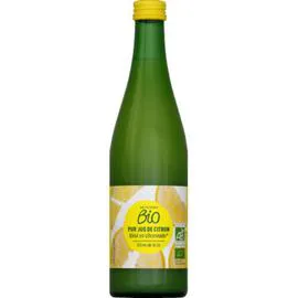 MONOPRIX BIO Jus de citron pur jus sicile bio 500ml