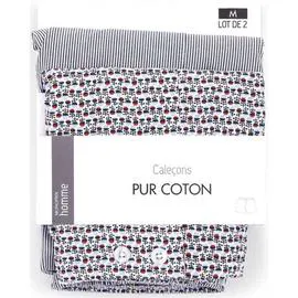 MONOPRIX HOMME Lot de 2 caleçon M l'unité