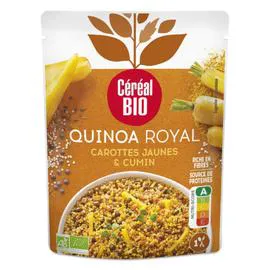 CÉRÉAL BIO Quinoa Royal carottes jaunes et cumin Bio 220g
