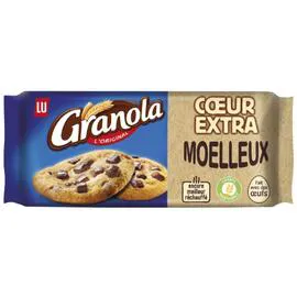 LU, GRANOLA Cookies extra moelleux aux pépites de chocolat 208g