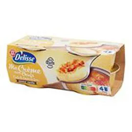 MARQUE REPÈRE, DÉLISSE Crème aux oeufs Vanille 4x100g