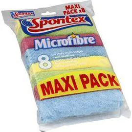 SPONTEX Lavettes Microfibres x8 x8