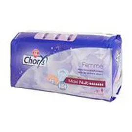 MARQUE REPÈRE, CHORYS Serviette incontinence Maxi nuit x12