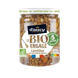 D'AUCY Lentilles Bio 530g
